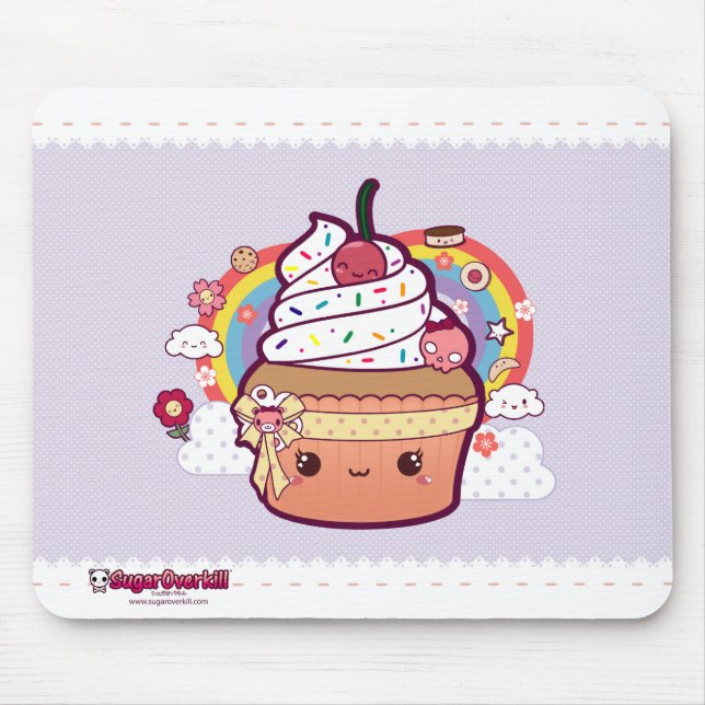 Kawaii kleiner Kuchen Mousepad (Vorne)