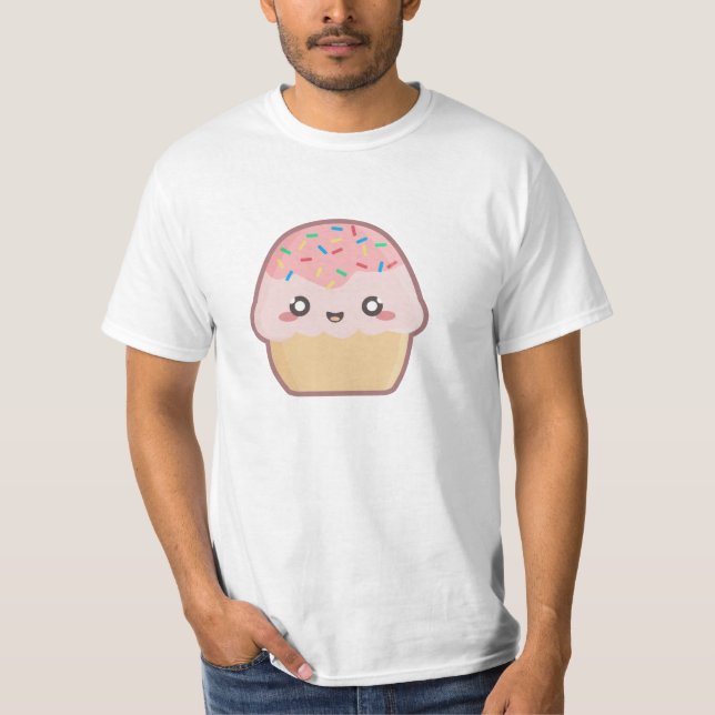 Kawaii kleiner Kuchen T-Shirt (Vorderseite)