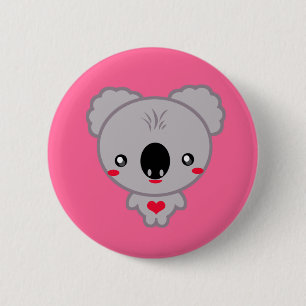 Kawaii Koala-Bär Button