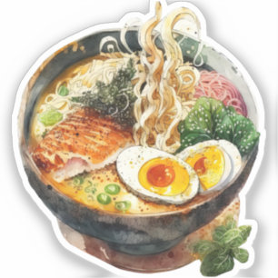 Kawaii Korean Ramen Stickers Aufkleber