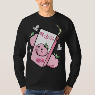Kawaii Koreanischer Pfirsichsaft liebenswerte Fruc T-Shirt