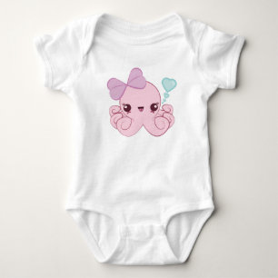 Kawaii Krake Baby Strampler