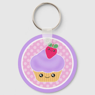 Kawaii Kuchen-ErdbeerSchlüsselanhänger Schlüsselanhänger