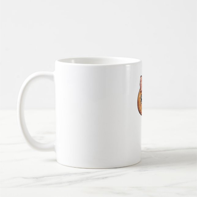 Kawaii Kürbis Klassischer T - Shirt Kaffeetasse (Links)