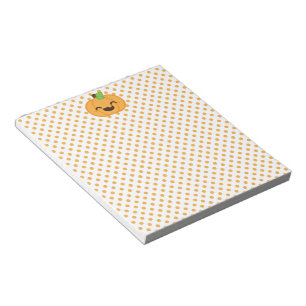 Kawaii Kürbislaterne Pumpkin Notepad Notizblock