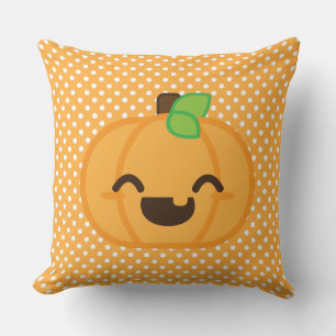 Kawaii Kürbislaterne Pumpkin Throw Klolow Kissen