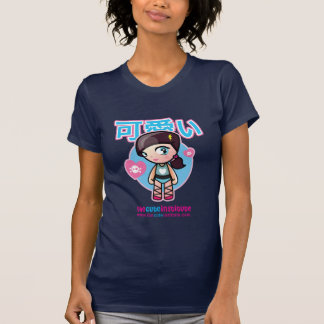 kawaii kurzes Hülsen-Dunkelheitst-stück T-Shirt