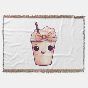 Kawaii Lächeln Frappe Decke