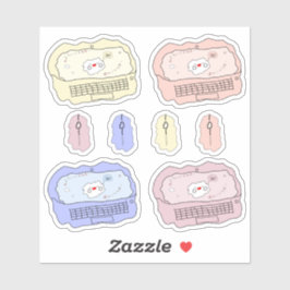 Kawaii Laptop & Maus Vinyl Sticker