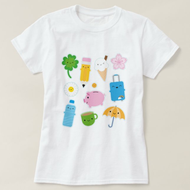Kawaii Leben T-Shirt (Design vorne)