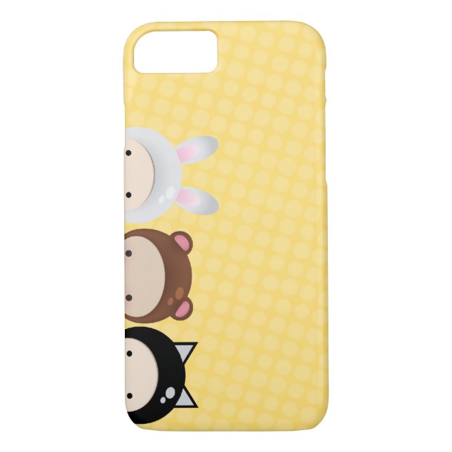 Kawaii Lebewesen-Babys iPhone Fall Case-Mate iPhone Hülle (Rückseite)
