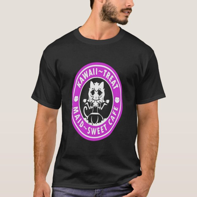 Kawaii- Leckerei Magd- Süßkaffee  T-Shirt (Vorderseite)