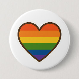 Kawaii LGBTQ+ Primer Herzschlag Button