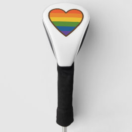 Kawaii LGBTQ+ Primer Herzschlag Golf Headcover