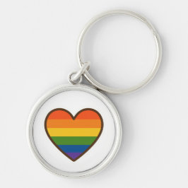 Kawaii LGBTQ+ Primer Herzschlag Schlüsselanhänger