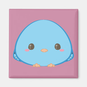 Kawaii Lineolated Parakeet-Magnet Magnet