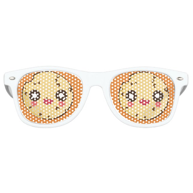Kawaii, lustige und lustige Cookie-Sonnenbrille Sonnenbrille (Vorderseite)