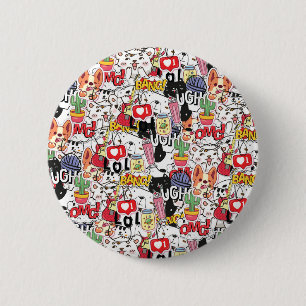 kawaii lustiges Haustierdesign - süßer Tierliebhab Button