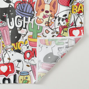 kawaii lustiges Haustierdesign - süßer Tierliebhab Wandteppich