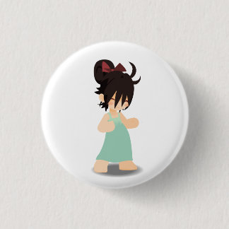 Kawaii Mädchen-Knopf Button