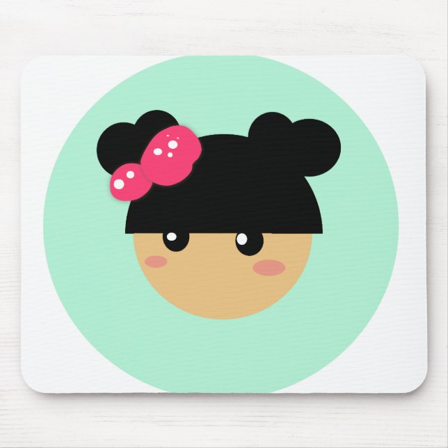 kawaii Mädchen mousepad (Vorne)