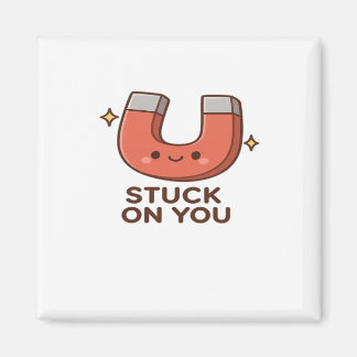 Kawaii Magnet Stuck On You Cute Playful Style