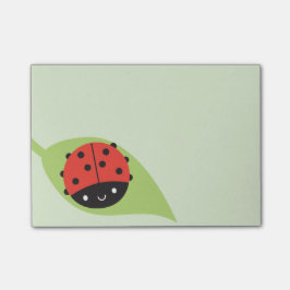 Kawaii Marienkäfer Post-it Klebezettel