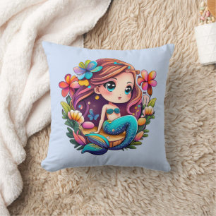 Kawaii Mermaid Kissen
