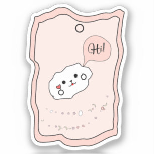 Kawaii Mobiltelefon Vinyl Sticker
