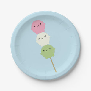 Kawaii Mochi Dango Pappteller