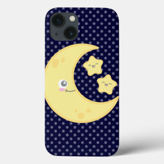 Kawaii Moon and Stars iPad Mini Case