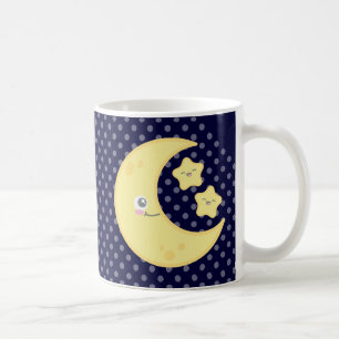 Kawaii Moon et Stars Mug