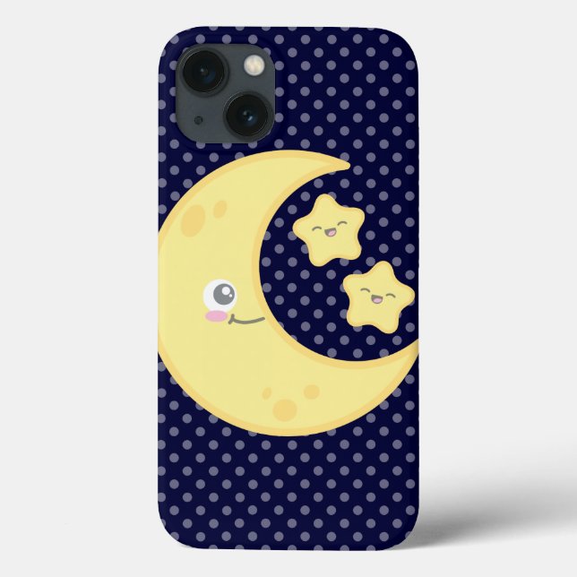 Kawaii Moon und Stars iPad Air Hüllen (Rückseite)