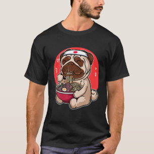 Kawaii Mops Ramen Niedlich Japanisch Manga Anime D T-Shirt