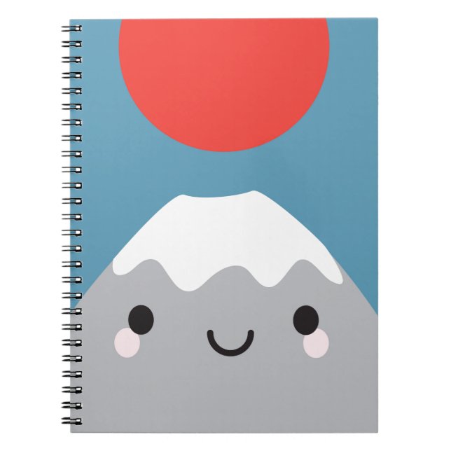 Kawaii Mt Fuji Notizblock (Vorderseite)
