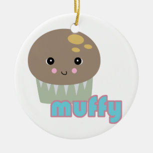 kawaii Muffin Muffin Keramik Ornament