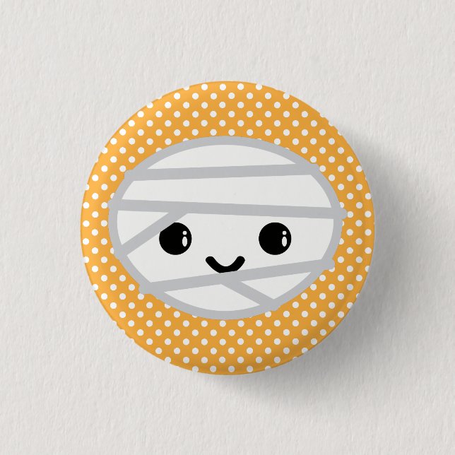 Kawaii Mummy Button (Vorderseite)