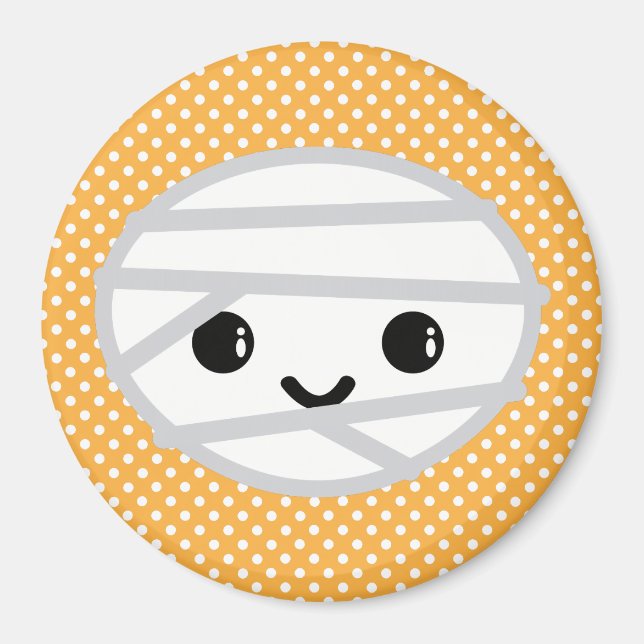 Kawaii Mummy Magnet (Vorne)