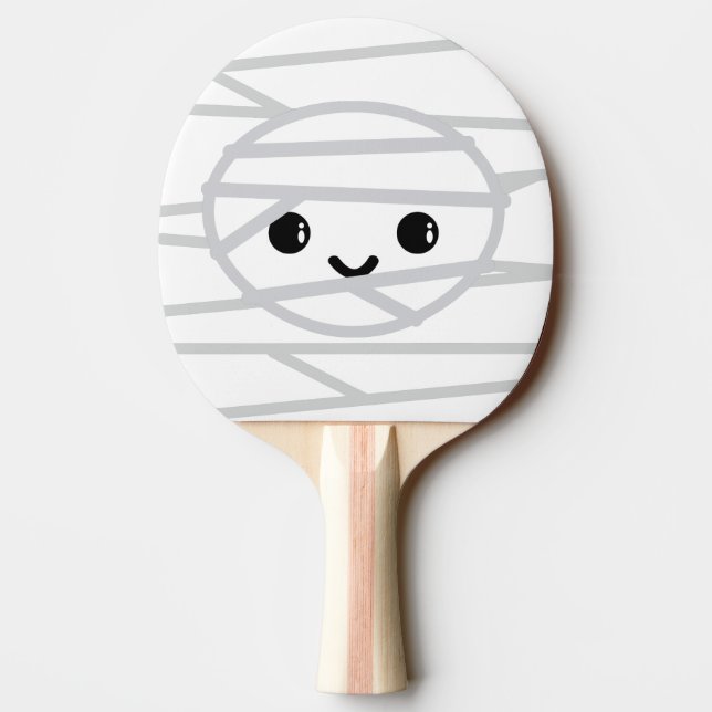 Kawaii Mummy Ping Pong Paddle Tischtennis Schläger (Rückseite)