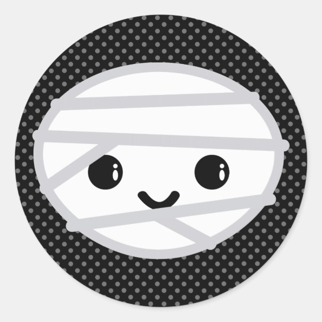 Kawaii Mummy Stickers (Vorderseite)