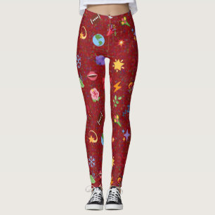Kawaii-Muster Leggings