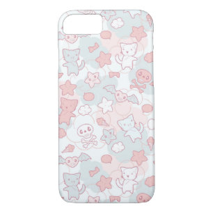 kawaii Muster mit Gekritzel Case-Mate iPhone Hülle