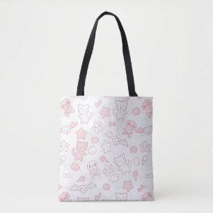 kawaii Muster mit Gekritzel Tasche