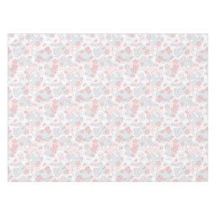 kawaii Muster mit Gekritzel Tischdecke