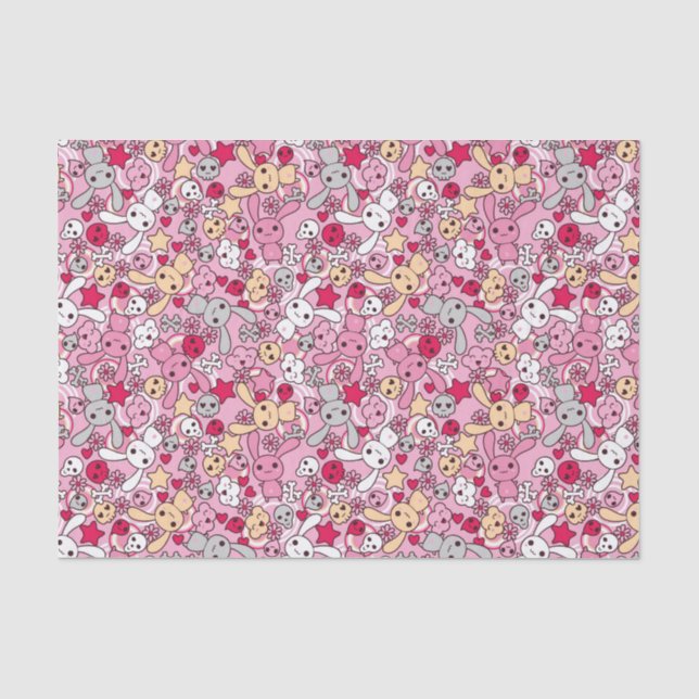 Kawaii Muster Seidenpapier (Vorderseite)