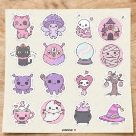 Kawaii Mystical Haunts Sticker Pack