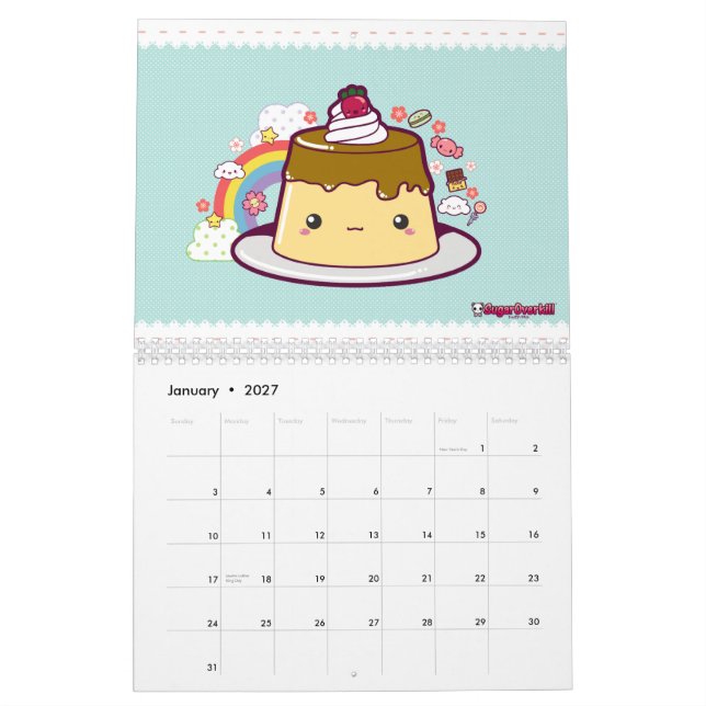Kawaii Nahrungsmittelangriff! Kalender 2011 (Jan 2027)