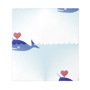 kawaii Narwal Notizblock