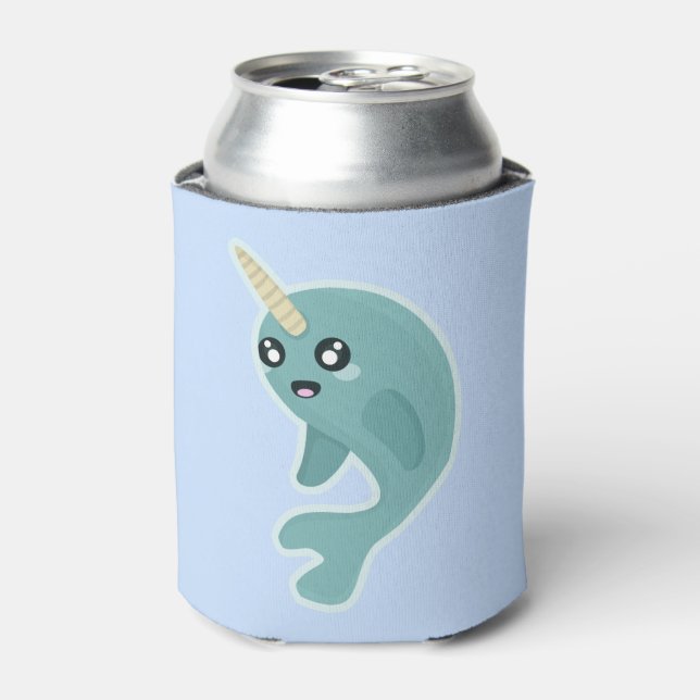Kawaii Narwhal Dosenkühler (Kanne Vorderseite)