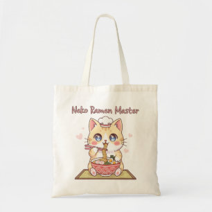 Kawaii Neko Ramen Master Süße Katzen-Food-Chef Tragetasche